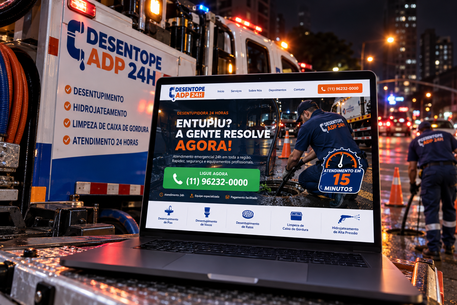 Apresentação do projeto Desentope ADP 24h Express