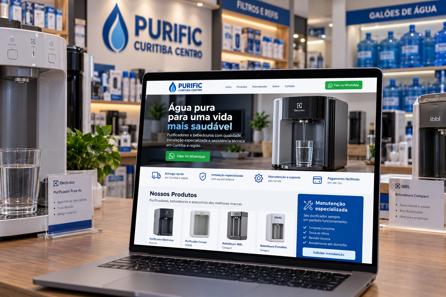 Reformulação de Site e Estratégia de SEO, GEO e AIO: Purific Curitiba Centro